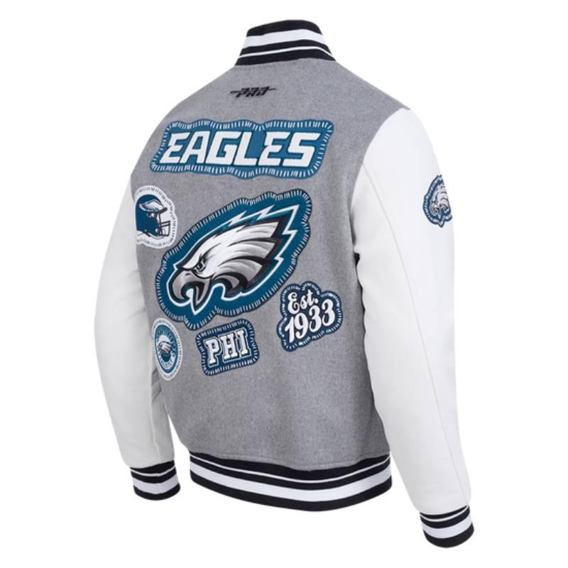 NFL公式 正規品 メンズ アウター スタジャン ジャケット フィラデルフィア・イーグルス PHILADELPHIA EAGLESの画像