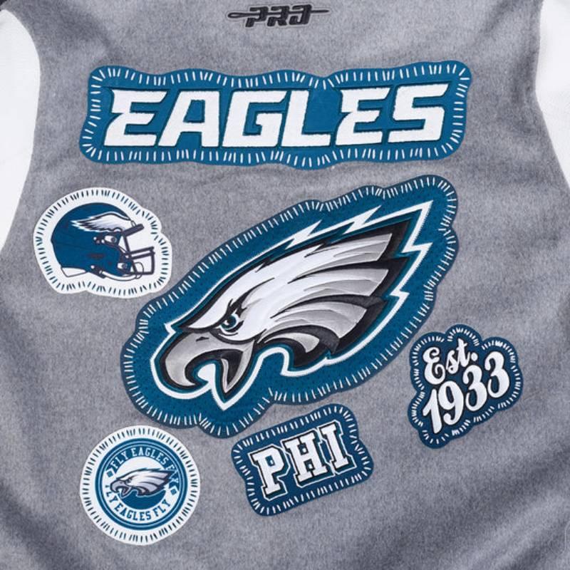 NFL公式 正規品 メンズ アウター スタジャン ジャケット フィラデルフィア・イーグルス PHILADELPHIA EAGLESの画像