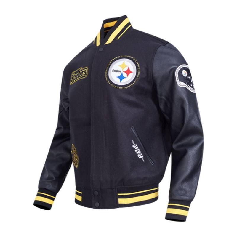 NFL公式 正規品 メンズ アウター スタジャン ジャケット ピッツバーグ・スティーラーズ PITTSBURGH STEELERSの画像