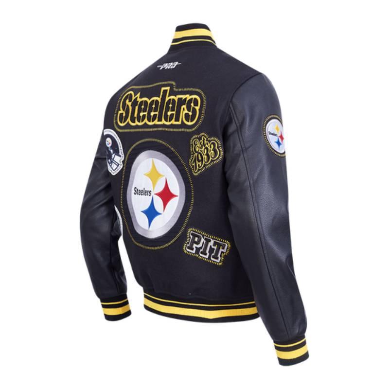 NFL公式 正規品 メンズ アウター スタジャン ジャケット ピッツバーグ・スティーラーズ PITTSBURGH STEELERSの画像