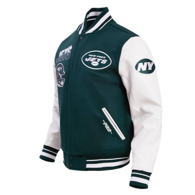 NFL公式 正規品 メンズ アウター スタジャン ジャケット ニューヨーク・ジェッツ NEW YORK JETSの画像