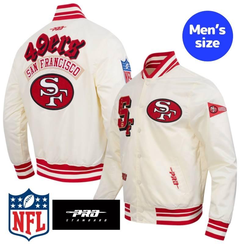 NFL公式 正規品 メンズ アウター スタジャン サテンジャケット