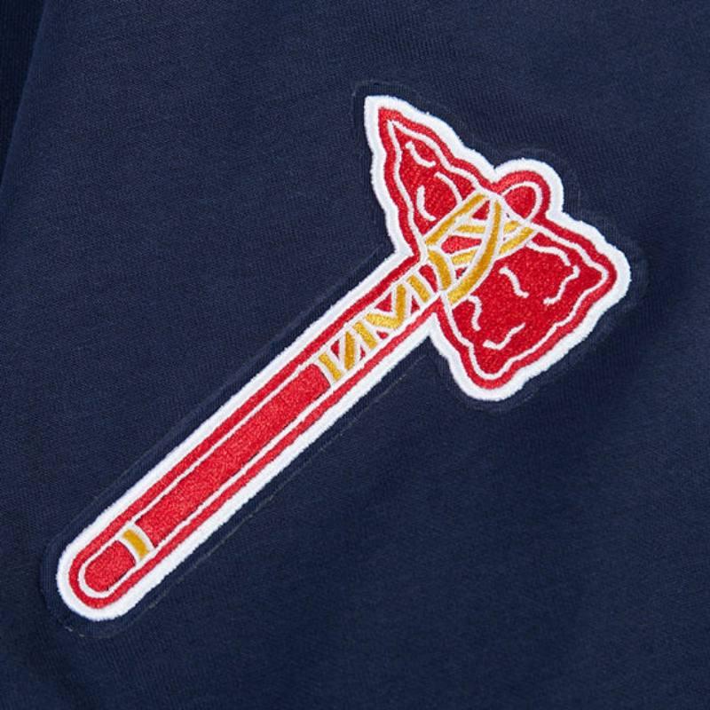 Pro Standard プロスタンダード MLB公式 メンズ パーカー フーディー 長袖トップス アトランタ・ブレーブス ATLANTA BRAVESの画像