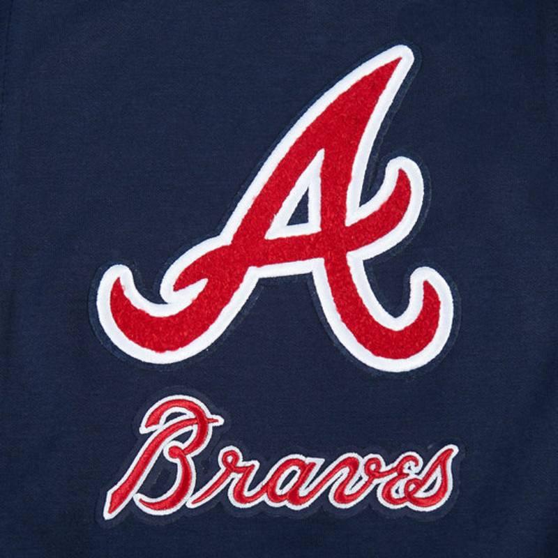 Pro Standard プロスタンダード MLB公式 メンズ パーカー フーディー 長袖トップス アトランタ・ブレーブス ATLANTA BRAVESの画像