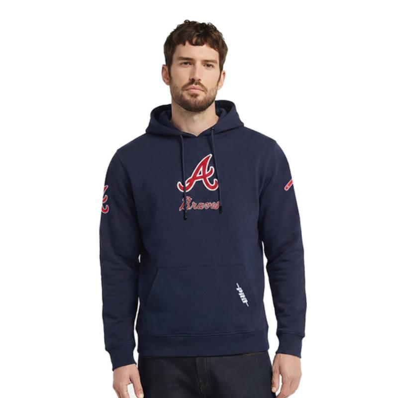 Pro Standard プロスタンダード MLB公式 メンズ パーカー フーディー 長袖トップス アトランタ・ブレーブス ATLANTA BRAVESの画像