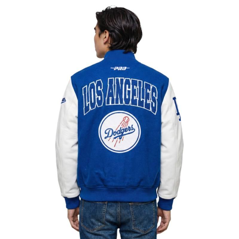 Pro Standard プロスタンダード MLB公式 正規品 メンズ スタジャン ジャケット ジャンパー 大谷翔平 ロサンゼルス・ドジャース LOS ANGELES DODGERSの画像