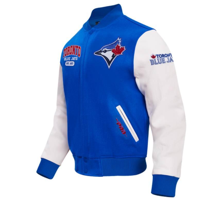 Pro Standard プロスタンダード MLB公式 正規品 メンズ スタジャン ジャケット ジャンパー トロント・ブルージェイズ 岡本和真 TORONTO BLUE JAYSの画像
