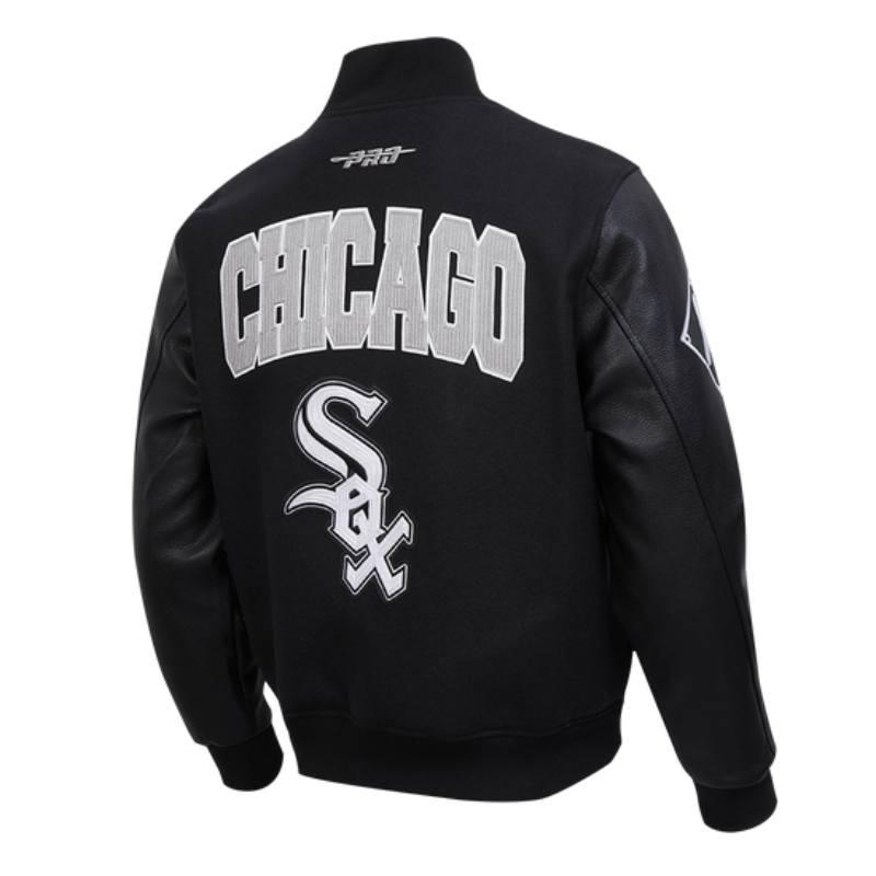 Pro Standard プロスタンダード MLB公式 正規品 メンズ スタジャン ジャケット ジャンパー シカゴ・ホワイトソックス 村上宗隆 CHICAGO WHITE SOXの画像
