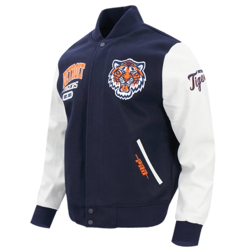 Pro Standard プロスタンダード MLB公式 正規品 メンズ スタジャン ジャケット ジャンパー デトロイト・タイガース DETROIT TIGERSの画像