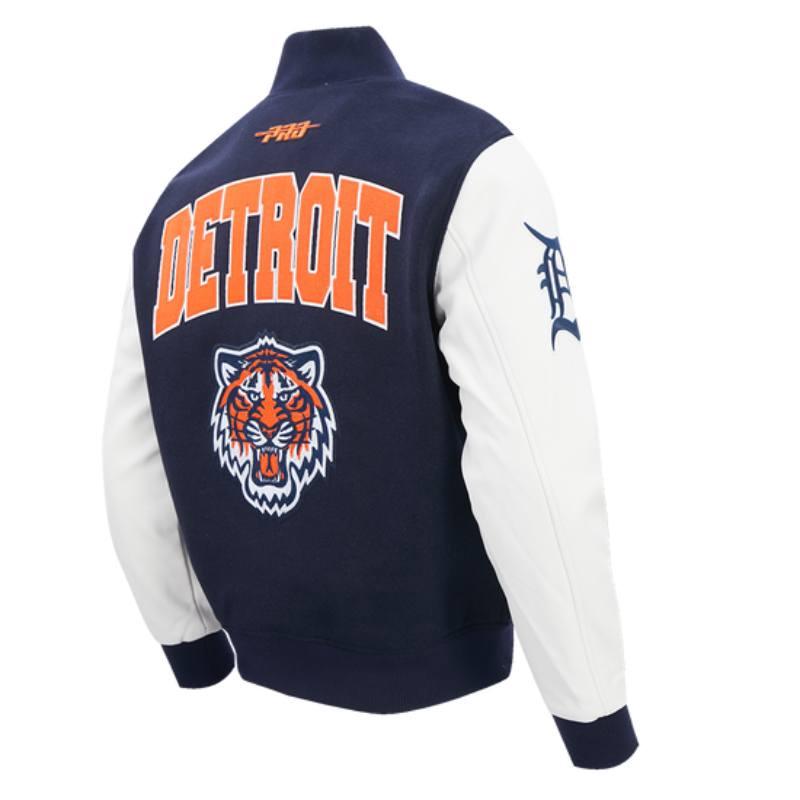 Pro Standard プロスタンダード MLB公式 正規品 メンズ スタジャン ジャケット ジャンパー デトロイト・タイガース DETROIT TIGERSの画像