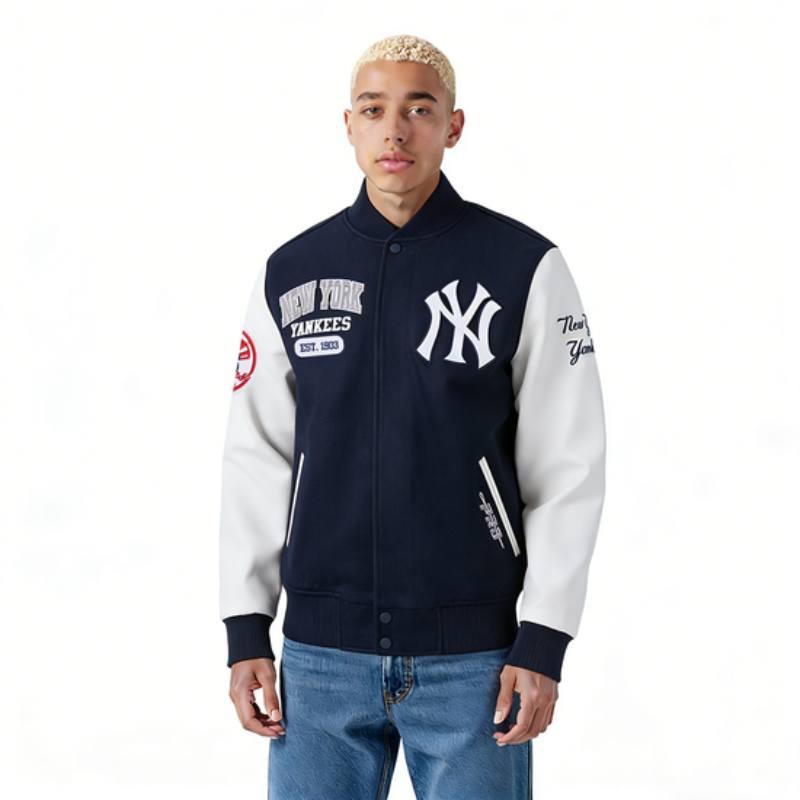 Pro Standard プロスタンダード MLB公式 正規品 メンズ スタジャン ジャケット ジャンパー ニューヨーク・ヤンキース ジャッジ NEW YORK YANKEESの画像