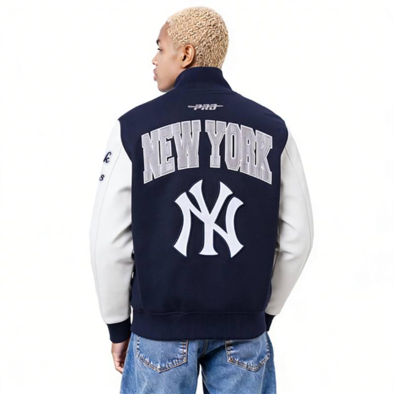 Pro Standard プロスタンダード MLB公式 正規品 メンズ スタジャン ジャケット ジャンパー ニューヨーク・ヤンキース ジャッジ NEW YORK YANKEESの画像