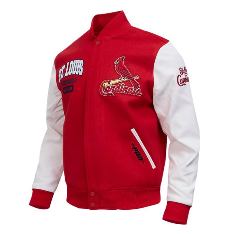 Pro Standard プロスタンダード MLB公式 正規品 メンズ スタジャン ジャケット ジャンパー セントルイス・カージナルス ヌートバー ST. LOUIS CARDINALSの画像