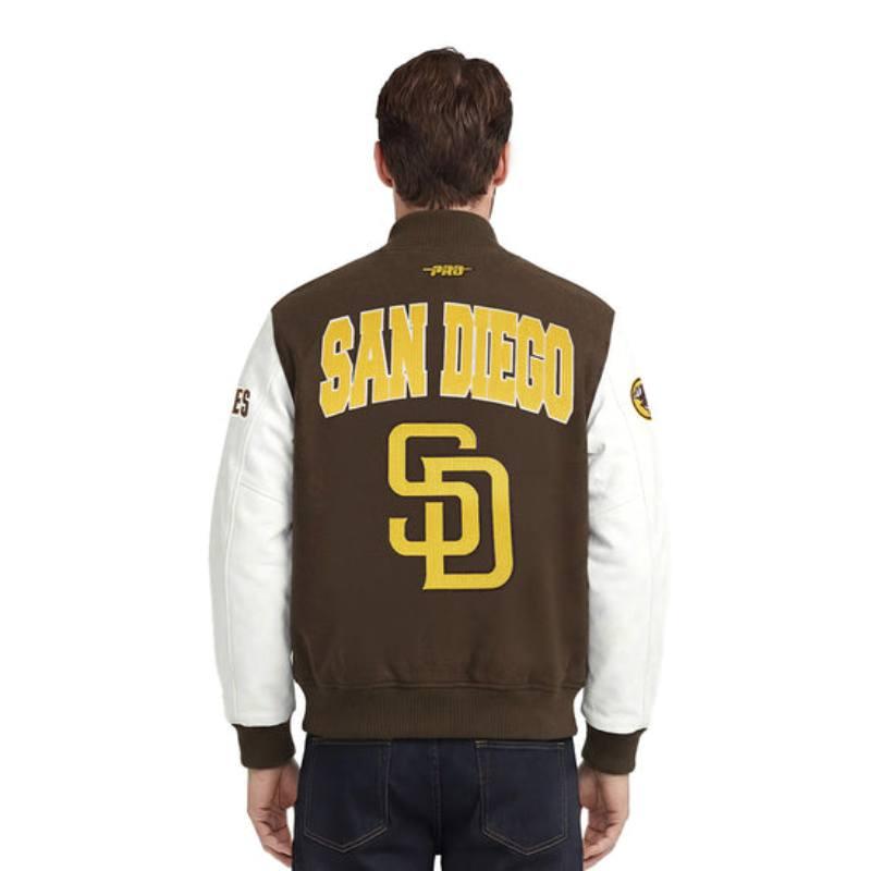 Pro Standard プロスタンダード MLB公式 正規品 メンズ スタジャン ジャケット ジャンパー サンディエゴ・パドレス ダルビッシュ有 SAN DIEGO PADRESの画像