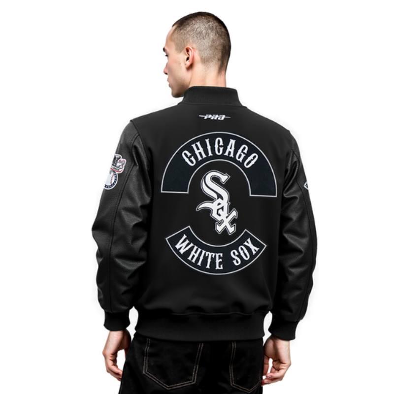 Pro Standard プロスタンダード MLB公式 正規品 メンズ スタジャン ジャケット ジャンパー シカゴ・ホワイトソックス 村上宗隆 CHICAGO WHITE SOXの画像