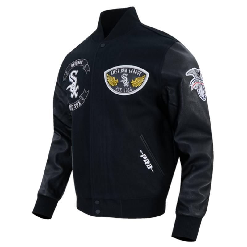 Pro Standard プロスタンダード MLB公式 正規品 メンズ スタジャン ジャケット ジャンパー シカゴ・ホワイトソックス 村上宗隆 CHICAGO WHITE SOXの画像