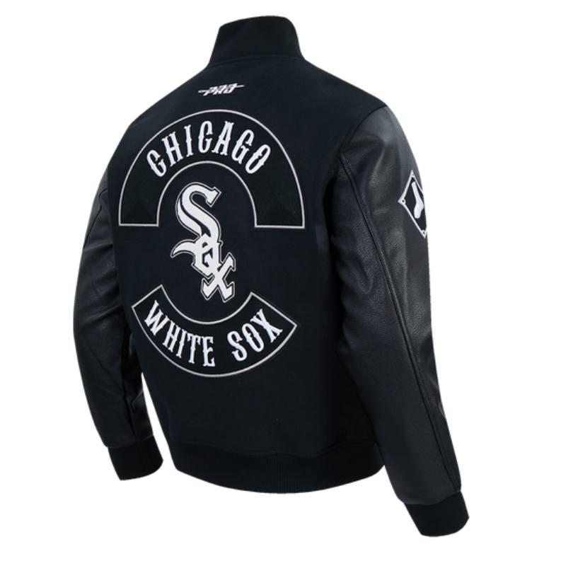 Pro Standard プロスタンダード MLB公式 正規品 メンズ スタジャン ジャケット ジャンパー シカゴ・ホワイトソックス 村上宗隆 CHICAGO WHITE SOXの画像