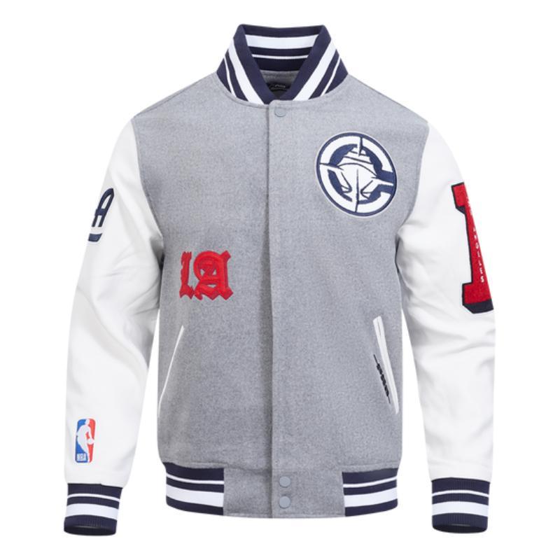 Pro Standard プロスタンダード NBA公式 正規品 メンズ スタジャン ジャケット ロサンゼルス・クリッパーズ カワイ・レナード LOS ANGELES CLIPPERSの画像