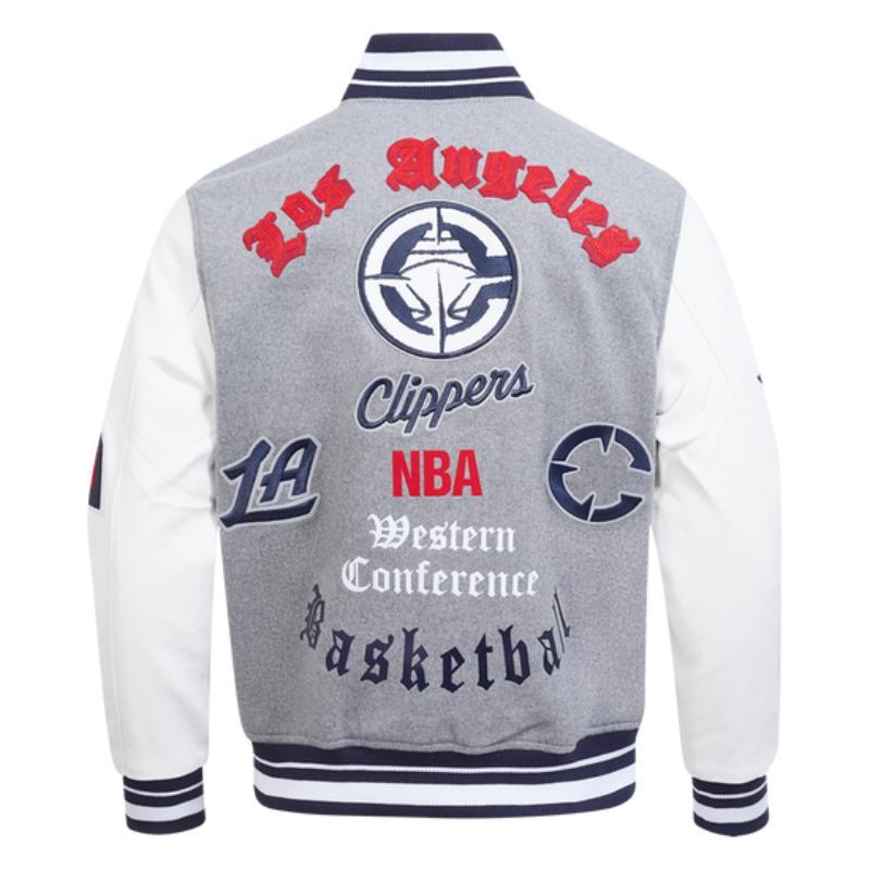 Pro Standard プロスタンダード NBA公式 正規品 メンズ スタジャン ジャケット ロサンゼルス・クリッパーズ カワイ・レナード LOS ANGELES CLIPPERSの画像