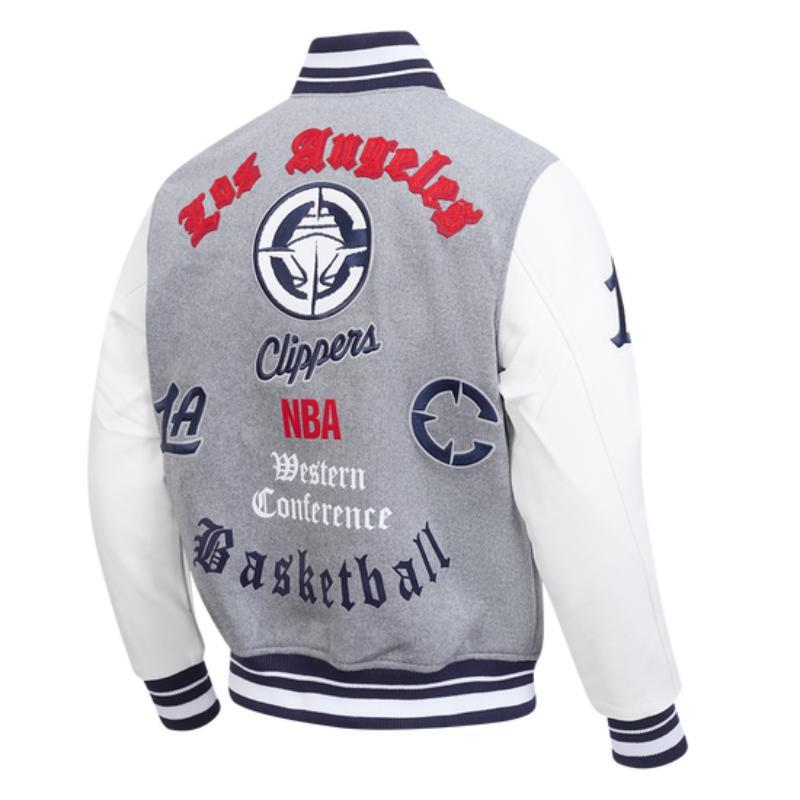 Pro Standard プロスタンダード NBA公式 正規品 メンズ スタジャン ジャケット ロサンゼルス・クリッパーズ カワイ・レナード LOS ANGELES CLIPPERSの画像