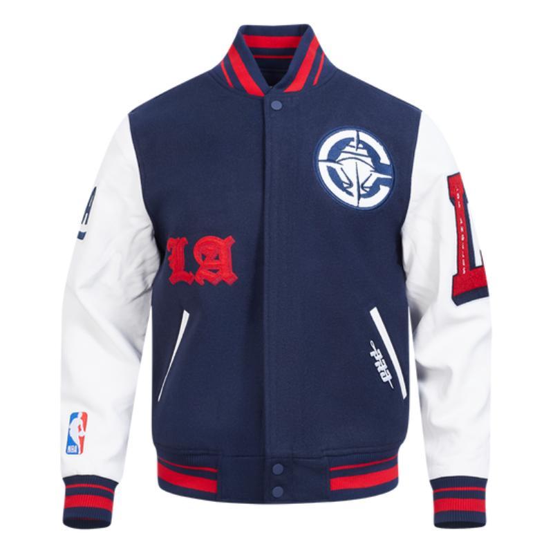 Pro Standard プロスタンダード NBA公式 正規品 メンズ スタジャン ジャケット ロサンゼルス・クリッパーズ カワイ・レナード LOS ANGELES CLIPPERSの画像