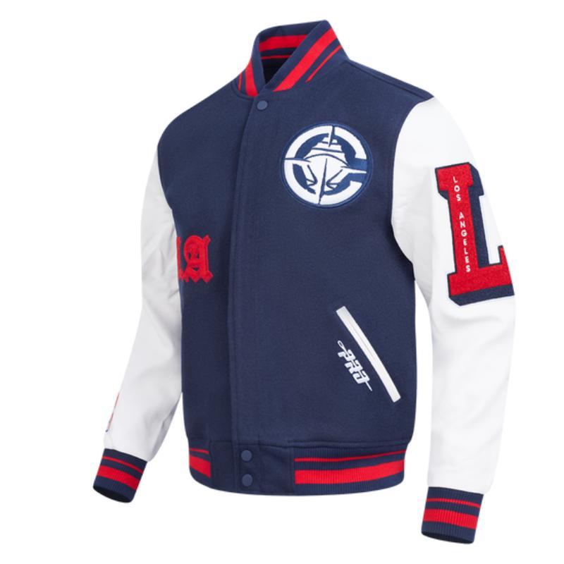 Pro Standard プロスタンダード NBA公式 正規品 メンズ スタジャン ジャケット ロサンゼルス・クリッパーズ カワイ・レナード LOS ANGELES CLIPPERSの画像