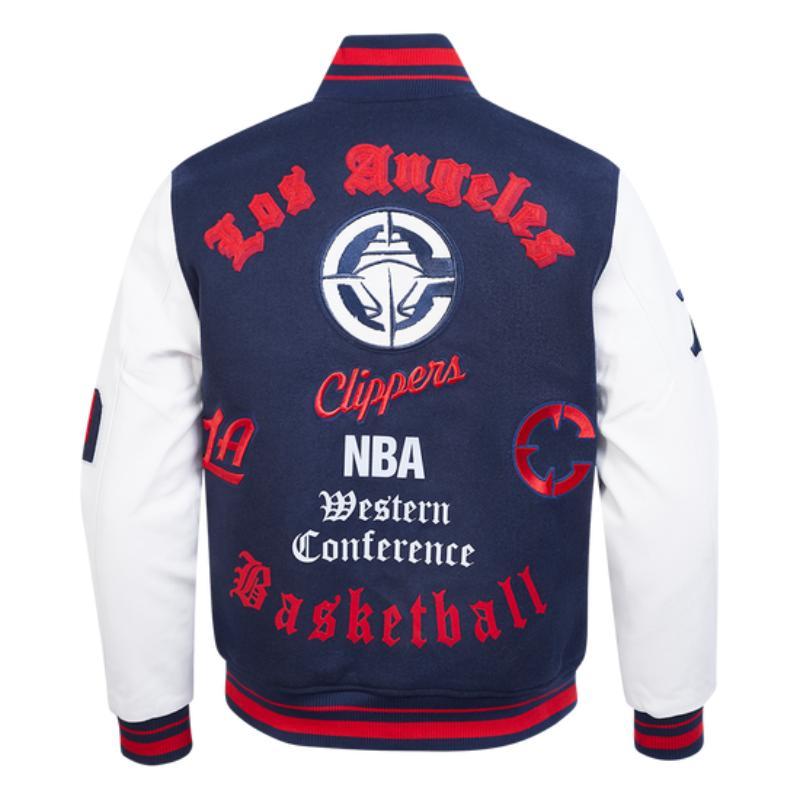 Pro Standard プロスタンダード NBA公式 正規品 メンズ スタジャン ジャケット ロサンゼルス・クリッパーズ カワイ・レナード LOS ANGELES CLIPPERSの画像
