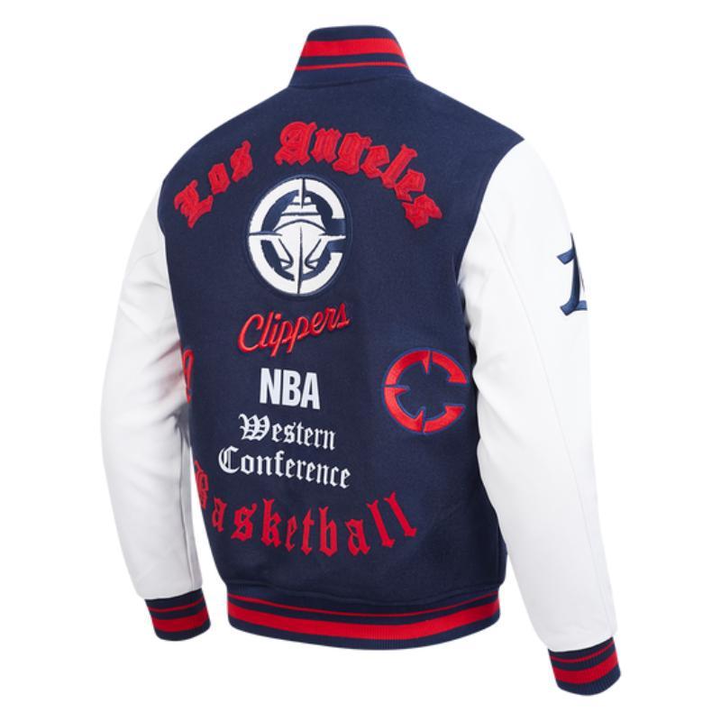 Pro Standard プロスタンダード NBA公式 正規品 メンズ スタジャン ジャケット ロサンゼルス・クリッパーズ カワイ・レナード LOS ANGELES CLIPPERSの画像