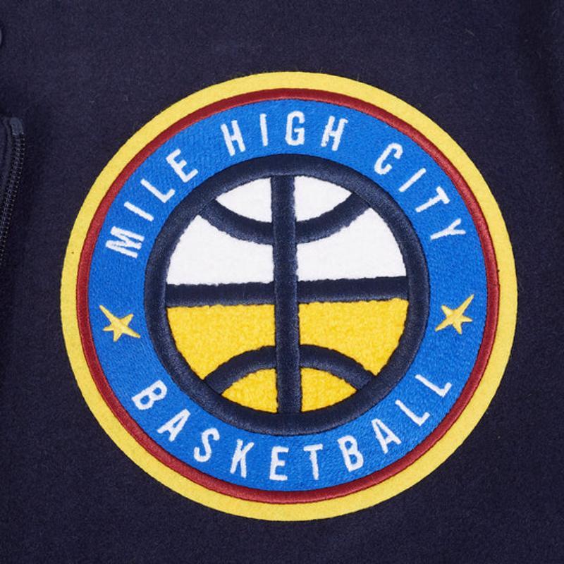 Pro Standard プロスタンダード NBA公式 正規品 メンズ スタジャン ジャケット デンバー・ナゲッツ 二コラ・ヨキッチ DENVER NUGGETSの画像