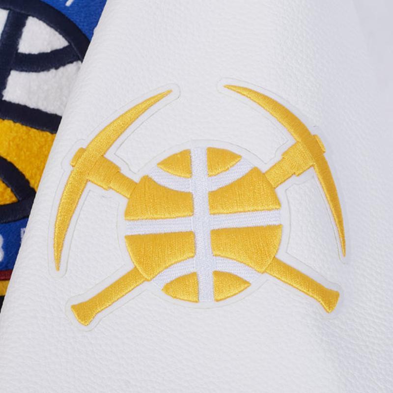 Pro Standard プロスタンダード NBA公式 正規品 メンズ スタジャン ジャケット デンバー・ナゲッツ 二コラ・ヨキッチ DENVER NUGGETSの画像