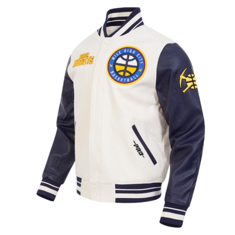 Pro Standard プロスタンダード NBA公式 正規品 メンズ スタジャン ジャケット デンバー・ナゲッツ 二コラ・ヨキッチ DENVER NUGGETSの画像