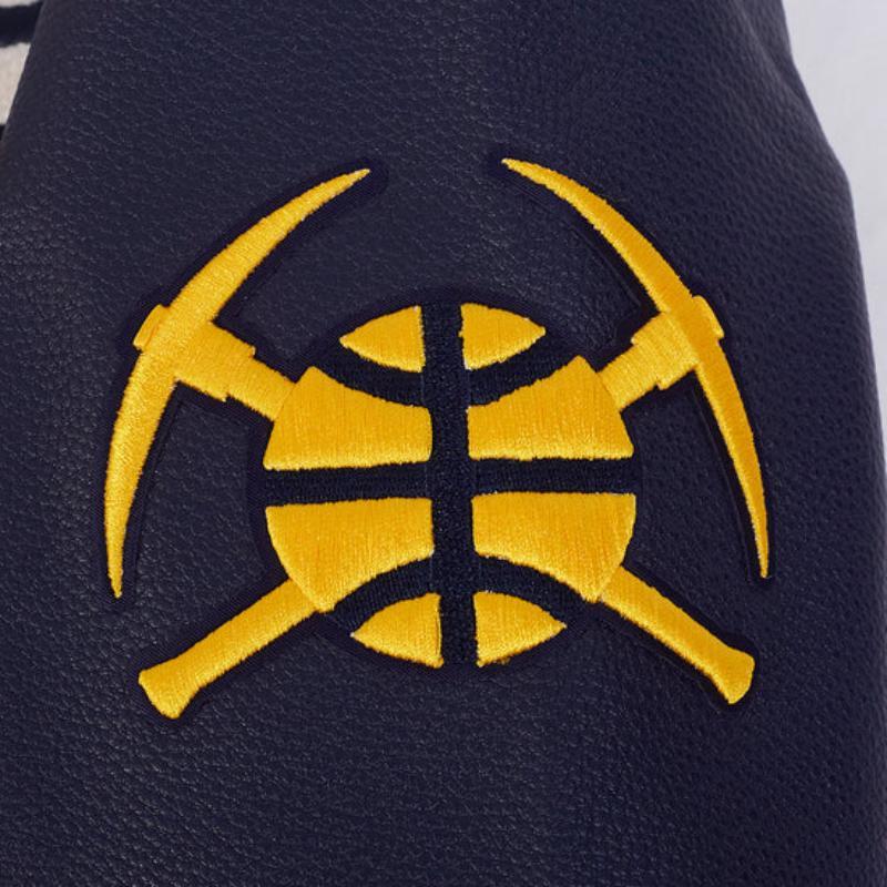 Pro Standard プロスタンダード NBA公式 正規品 メンズ スタジャン ジャケット デンバー・ナゲッツ 二コラ・ヨキッチ DENVER NUGGETSの画像