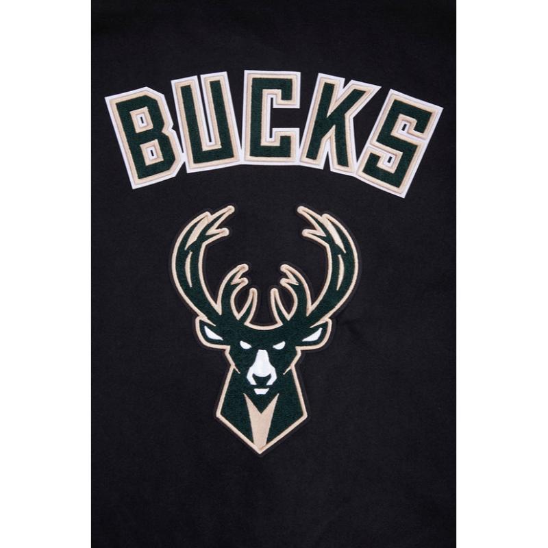 Pro Standard プロスタンダード NBA公式 正規品 メンズ スタジャン ジャケット ミルウォーキー・バックス MILWAUKEE BUCKSの画像