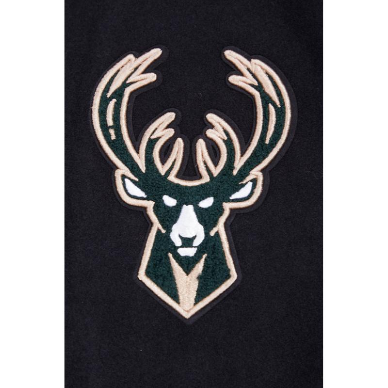Pro Standard プロスタンダード NBA公式 正規品 メンズ スタジャン ジャケット ミルウォーキー・バックス MILWAUKEE BUCKSの画像