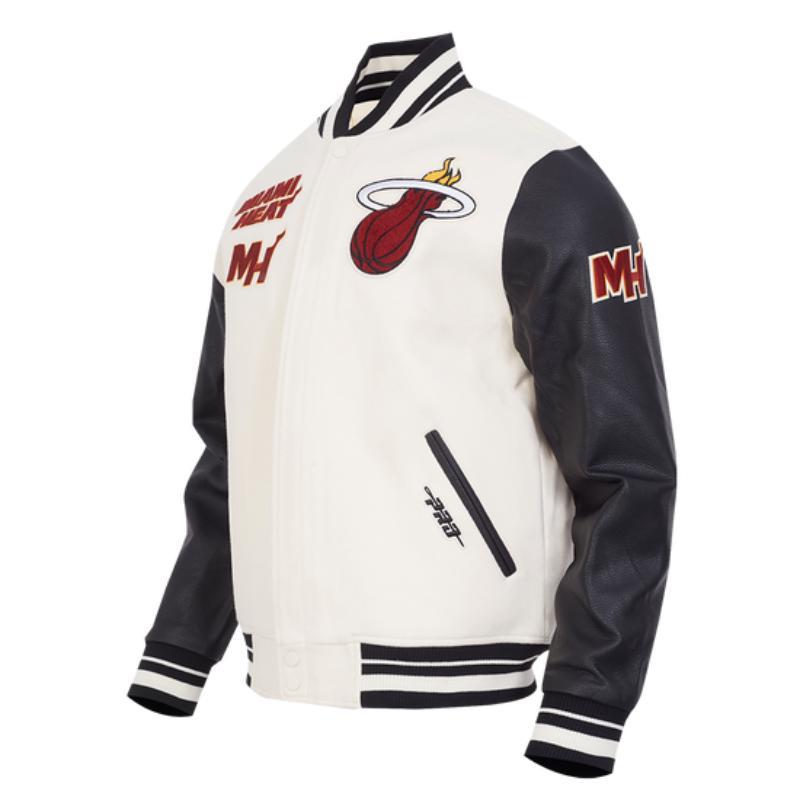 Pro Standard プロスタンダード NBA公式 正規品 メンズ スタジャン ジャケット マイアミ・ヒート MIAMI HEATの画像