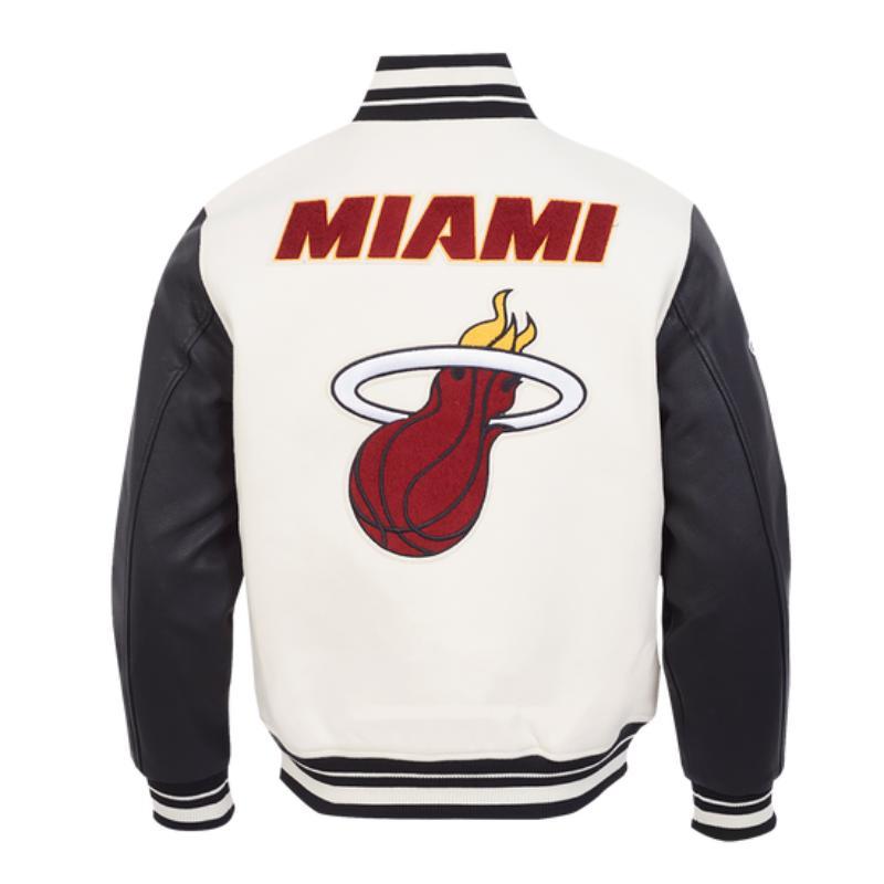 Pro Standard プロスタンダード NBA公式 正規品 メンズ スタジャン ジャケット マイアミ・ヒート MIAMI HEATの画像