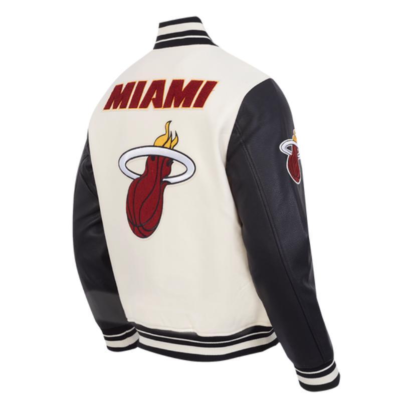 Pro Standard プロスタンダード NBA公式 正規品 メンズ スタジャン ジャケット マイアミ・ヒート MIAMI HEATの画像