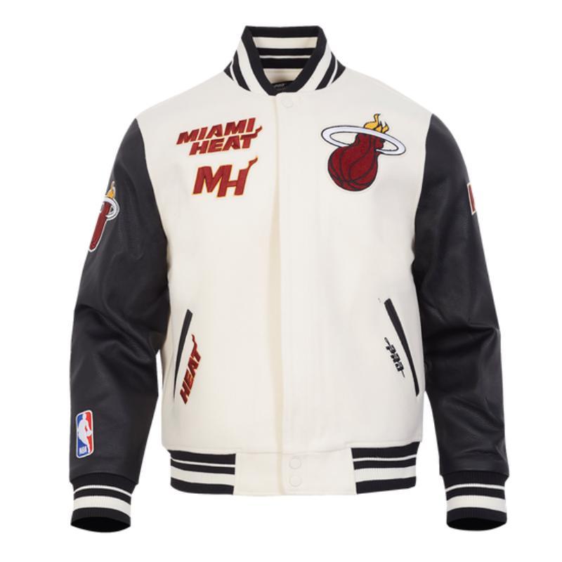 Pro Standard プロスタンダード NBA公式 正規品 メンズ スタジャン ジャケット マイアミ・ヒート MIAMI HEATの画像