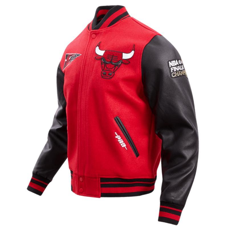 Pro Standard プロスタンダード NBA公式 正規品 メンズ スタジャン ジャケット シカゴ・ブルズ CHICAGO BULLSの画像