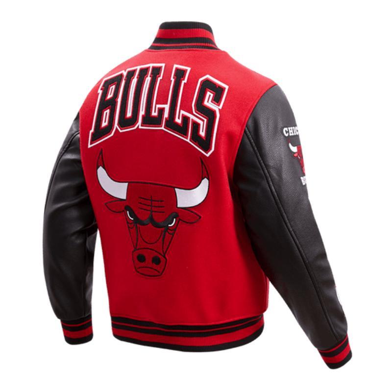 Pro Standard プロスタンダード NBA公式 正規品 メンズ スタジャン ジャケット シカゴ・ブルズ CHICAGO BULLSの画像