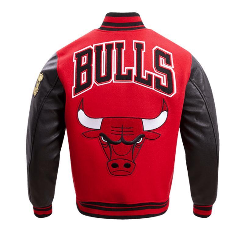 Pro Standard プロスタンダード NBA公式 正規品 メンズ スタジャン ジャケット シカゴ・ブルズ CHICAGO BULLSの画像