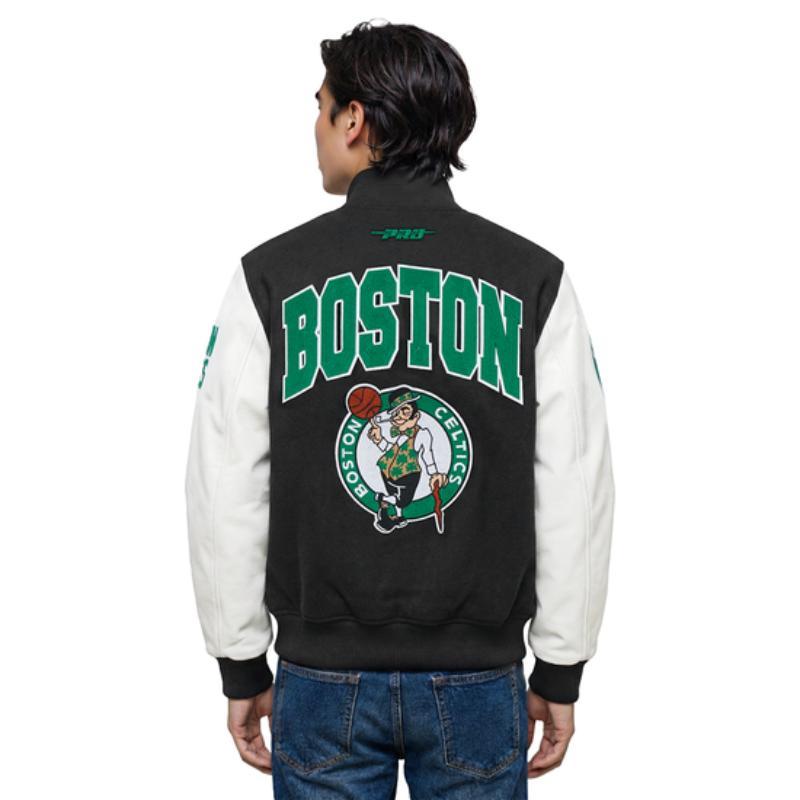 Pro Standard プロスタンダード NBA公式 正規品 メンズ スタジャン ジャケット ボストン・セルティックス BOSTON CELTICSの画像