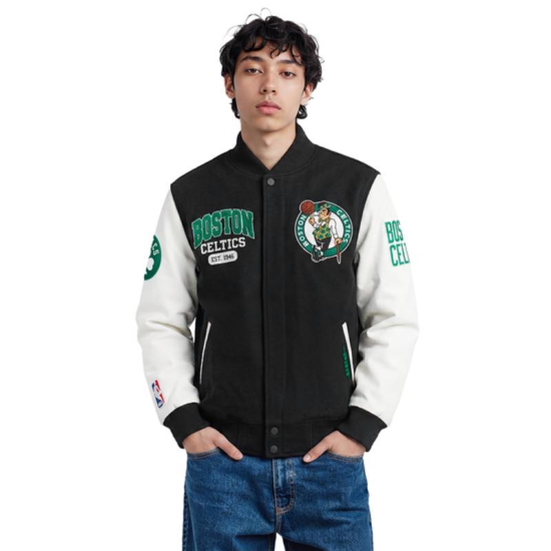 Pro Standard プロスタンダード NBA公式 正規品 メンズ スタジャン ジャケット ボストン・セルティックス BOSTON CELTICSの画像