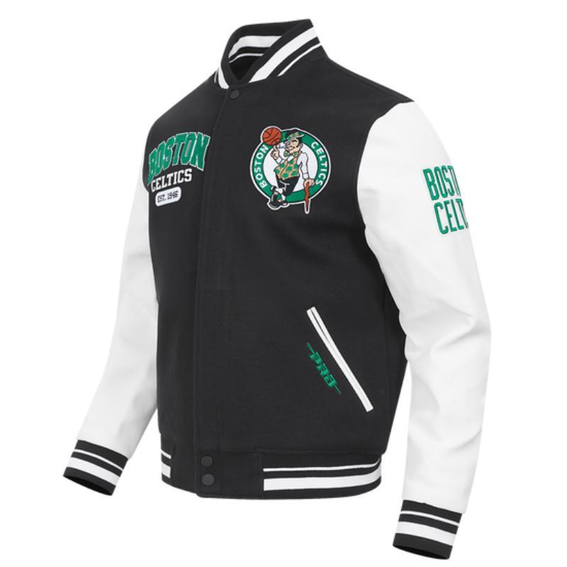 Pro Standard プロスタンダード NBA公式 正規品 メンズ スタジャン ジャケット ボストン・セルティックス BOSTON CELTICSの画像