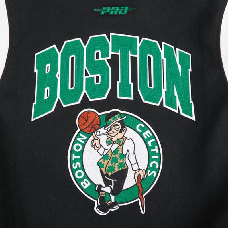 Pro Standard プロスタンダード NBA公式 正規品 メンズ スタジャン ジャケット ボストン・セルティックス BOSTON CELTICSの画像