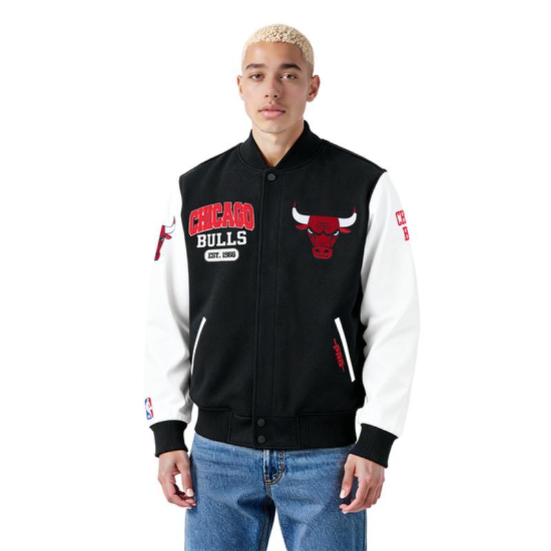 Pro Standard プロスタンダード NBA公式 正規品 メンズ スタジャン ジャケット シカゴ・ブルズ CHICAGO BULLSの画像