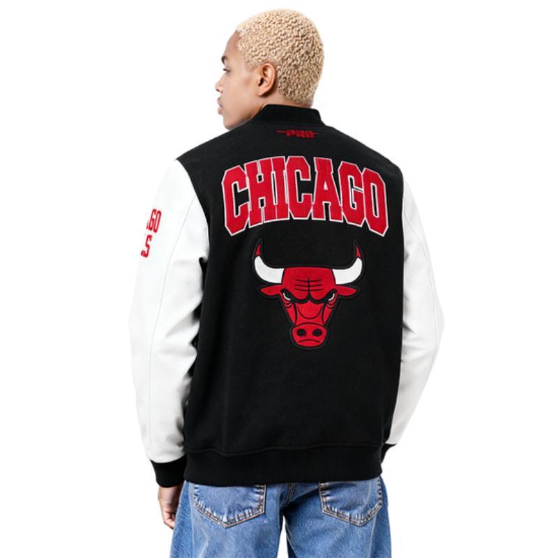 Pro Standard プロスタンダード NBA公式 正規品 メンズ スタジャン ジャケット シカゴ・ブルズ CHICAGO BULLSの画像