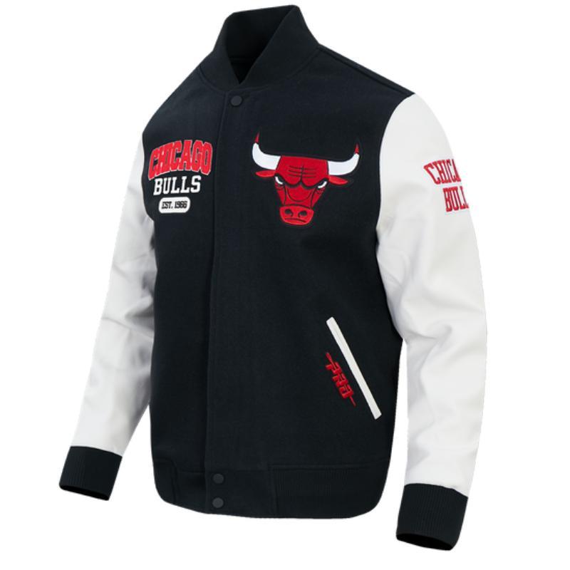 Pro Standard プロスタンダード NBA公式 正規品 メンズ スタジャン ジャケット シカゴ・ブルズ CHICAGO BULLSの画像