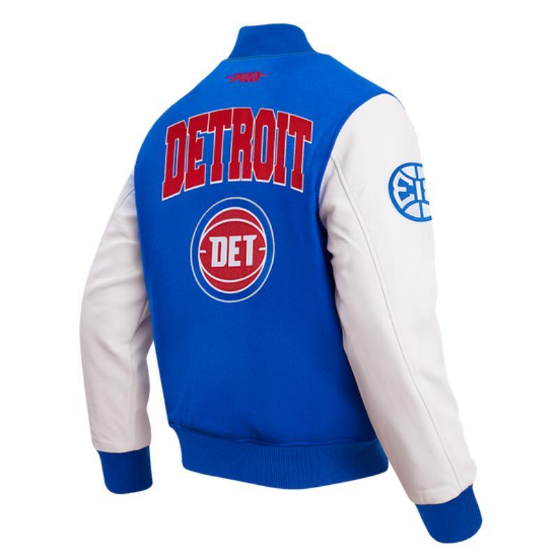 Pro Standard プロスタンダード NBA公式 正規品 メンズ スタジャン ジャケット デトロイト・ピストンズ DETROIT PISTONSの画像