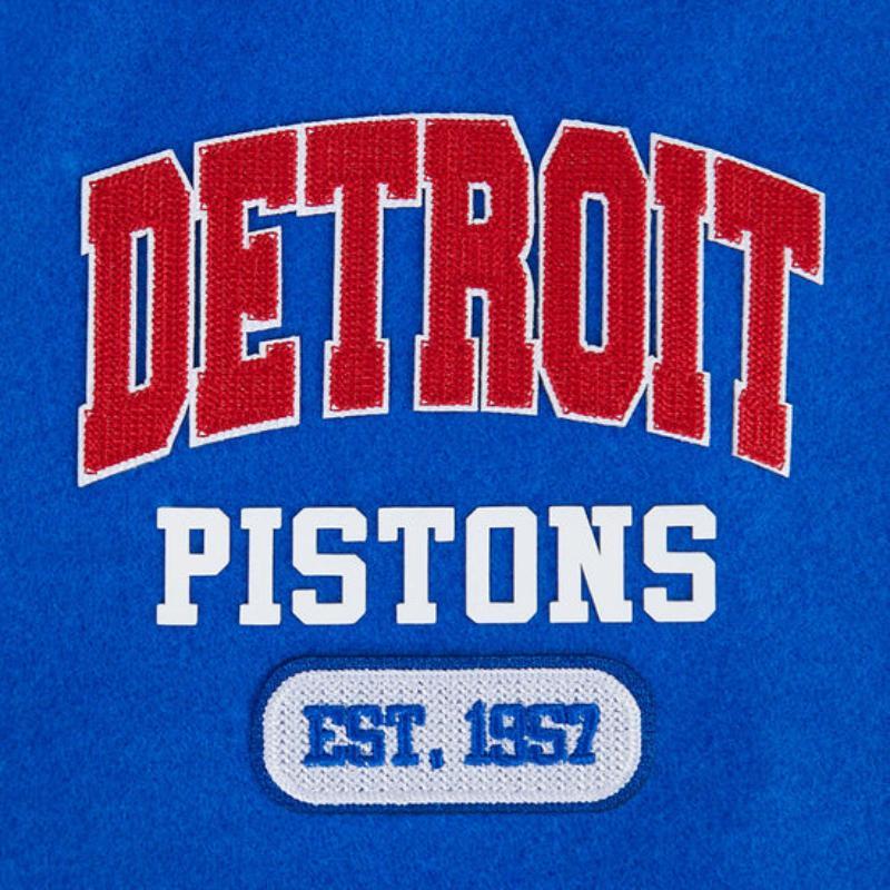 Pro Standard プロスタンダード NBA公式 正規品 メンズ スタジャン ジャケット デトロイト・ピストンズ DETROIT PISTONSの画像